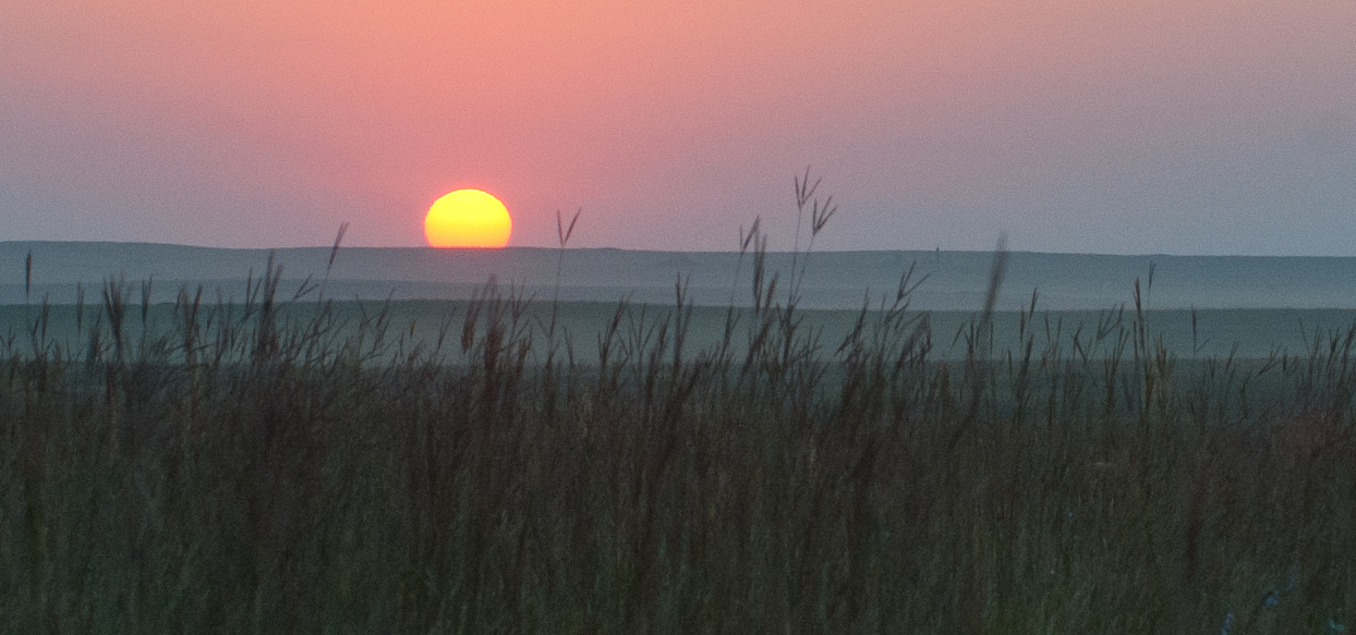 Sunset on the prairie